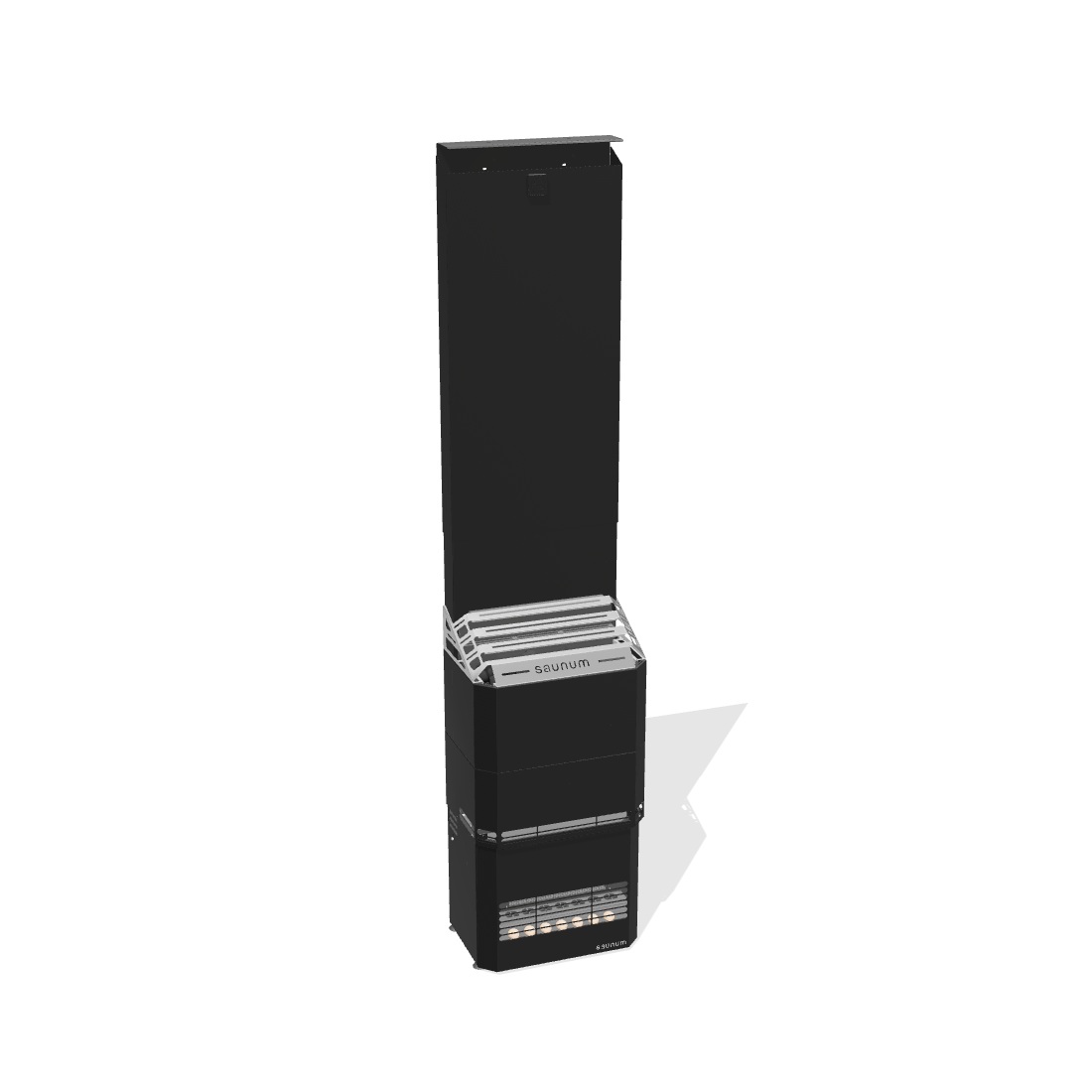 Saunum AIR Black (Closed Basket) sauna heater
